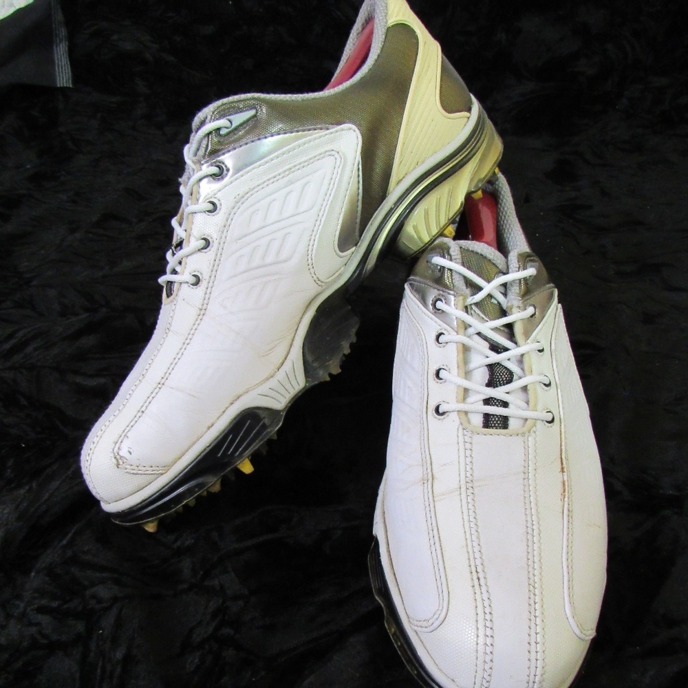 Footjoy FJ Golf Shoes 53203 White Silver Men’s Size‎ 9 M Sport LT